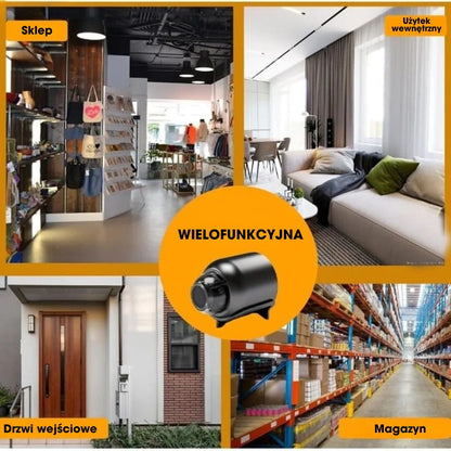 NanoGuard™ – Mini kamera bezpieczeństwa z nocnym widzeniem i powiadomieniami