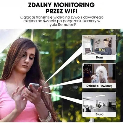 NanoGuard™ – Mini kamera bezpieczeństwa z nocnym widzeniem i powiadomieniami